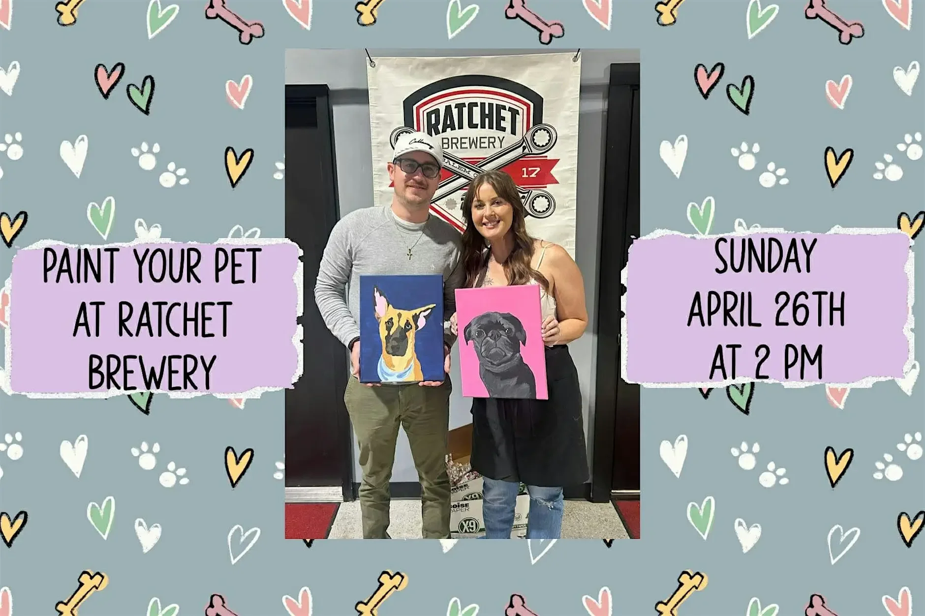 Paint Your Pet at Ratchet Brewing