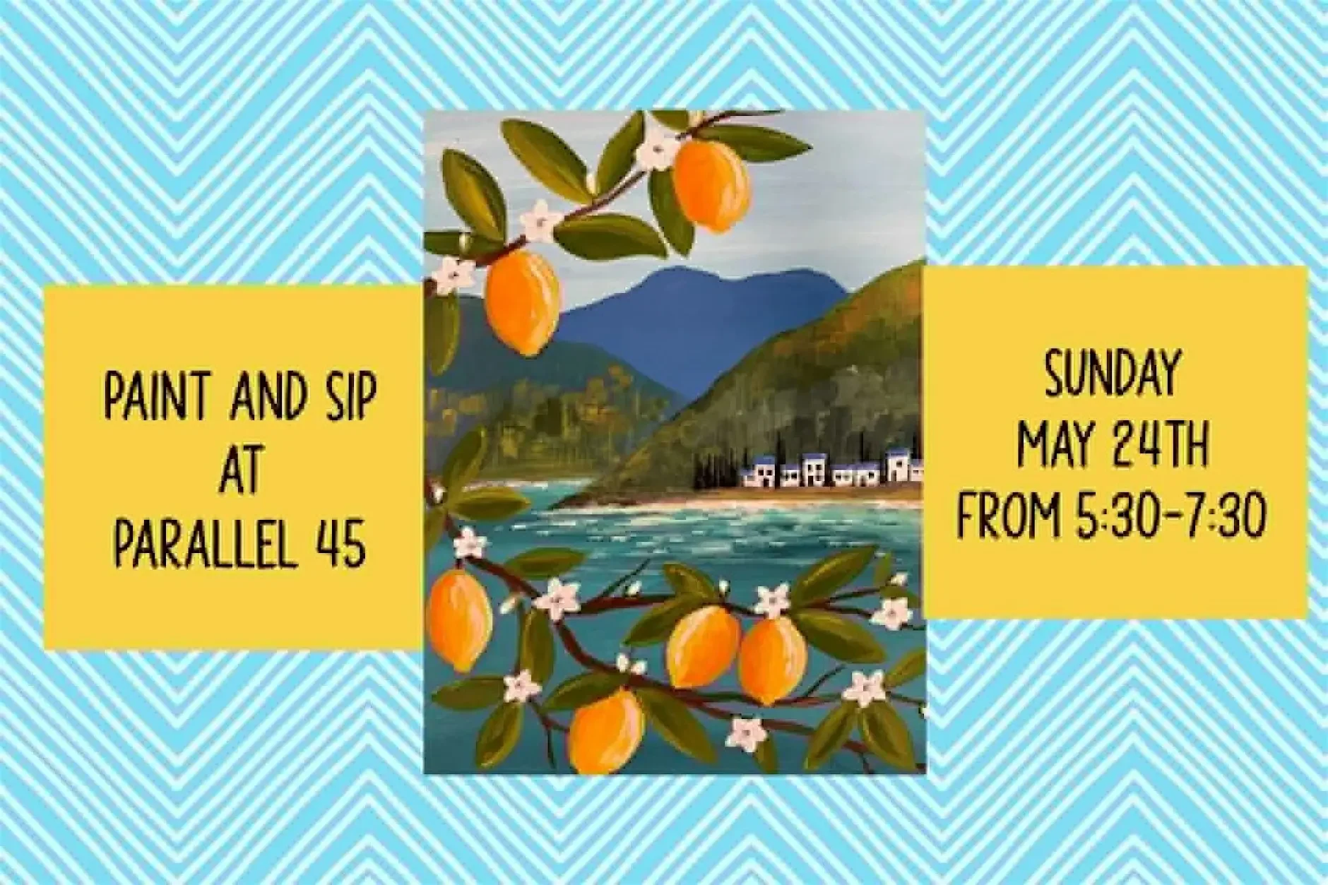 Paint and Sip At Parallel 45 Brewing