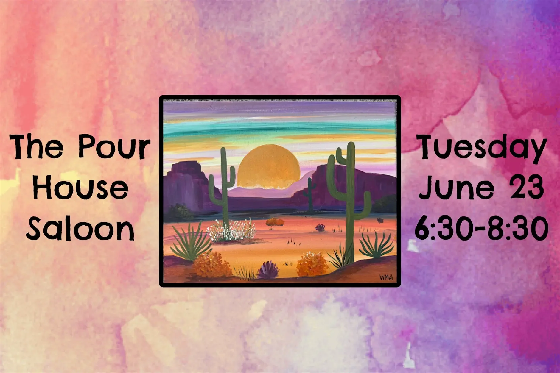 Paint Night At Pour House Saloon