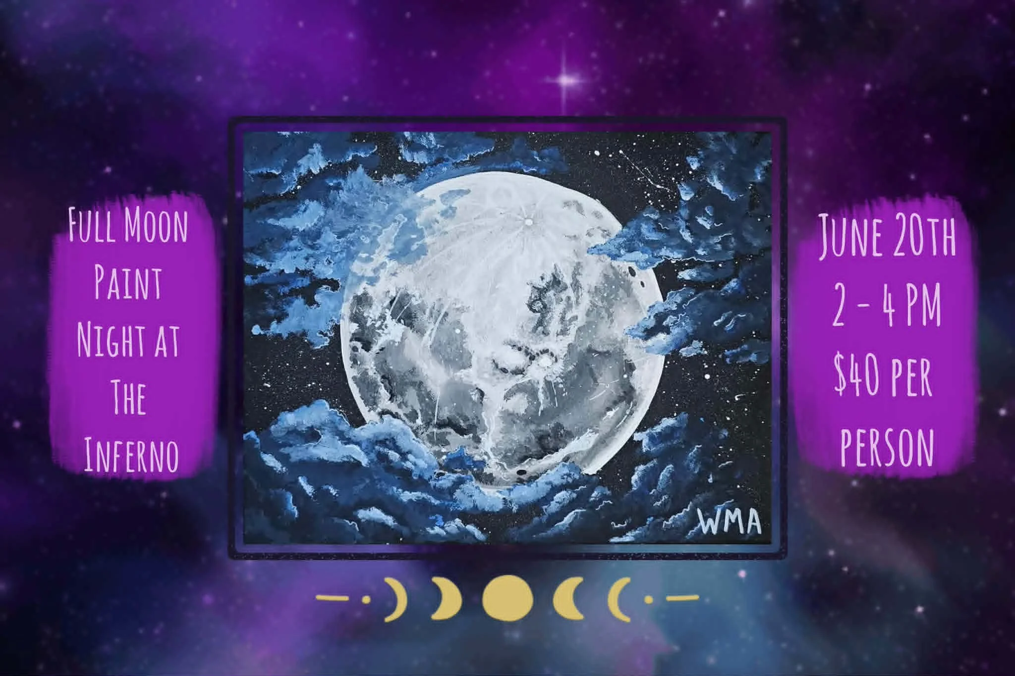 Full Moon Paint Night at The Inferno Restaurant