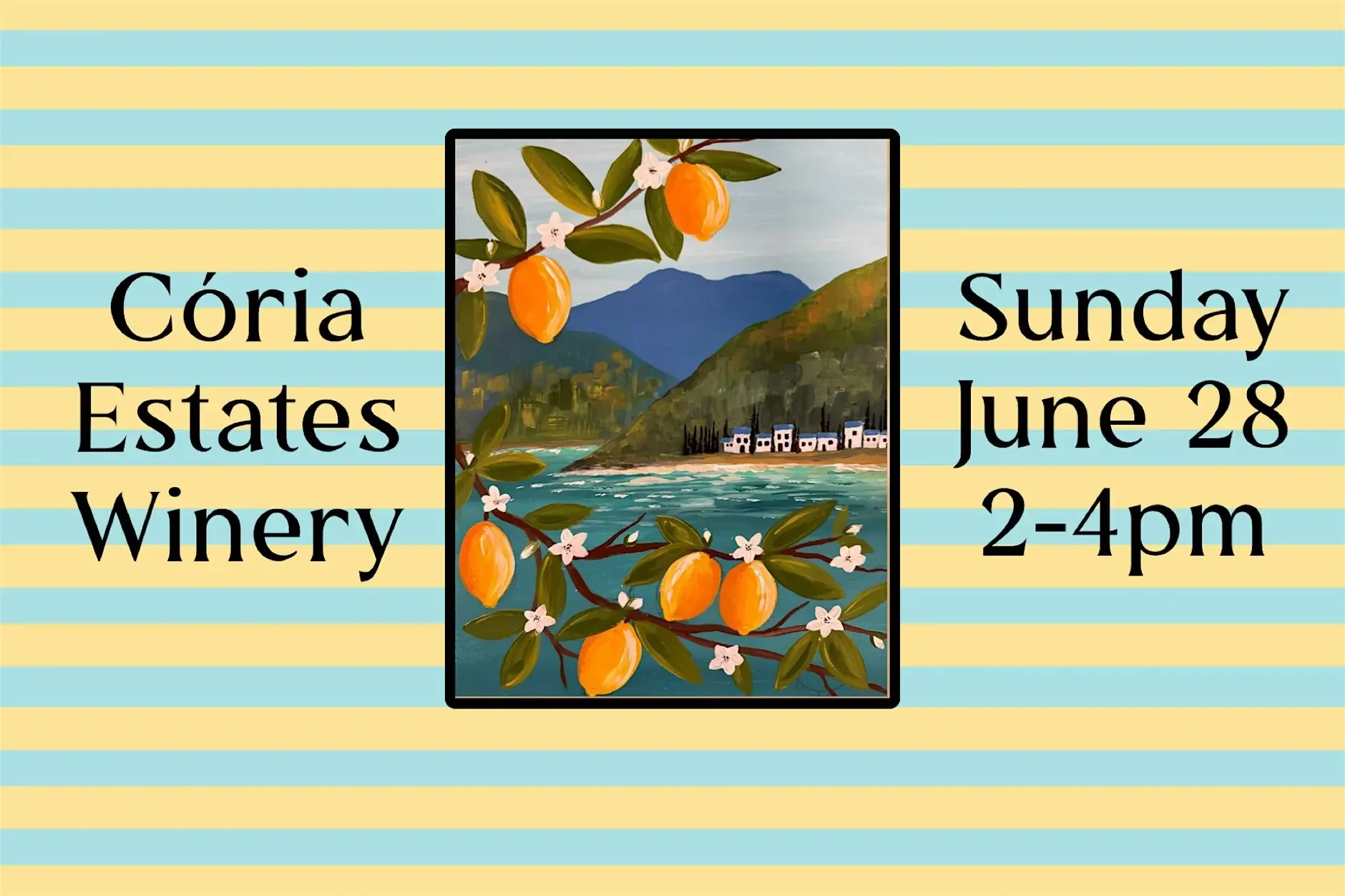 Paint &amp; Sip at Coria Estates
