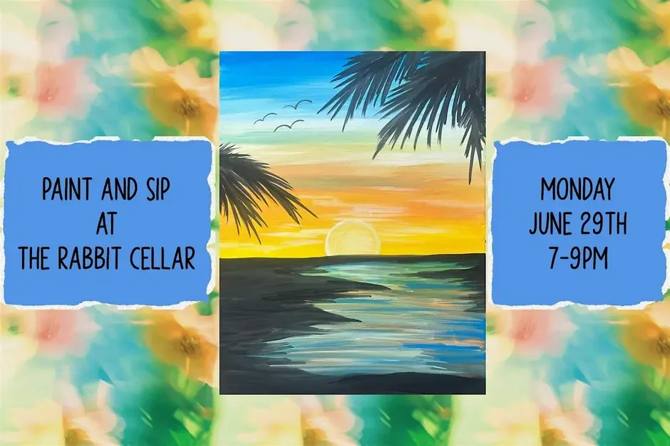 Paint and Sip at The Rabbit Cellar Lounge