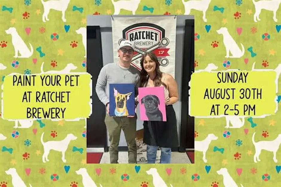 Paint Your Pet at Ratchet Brewing