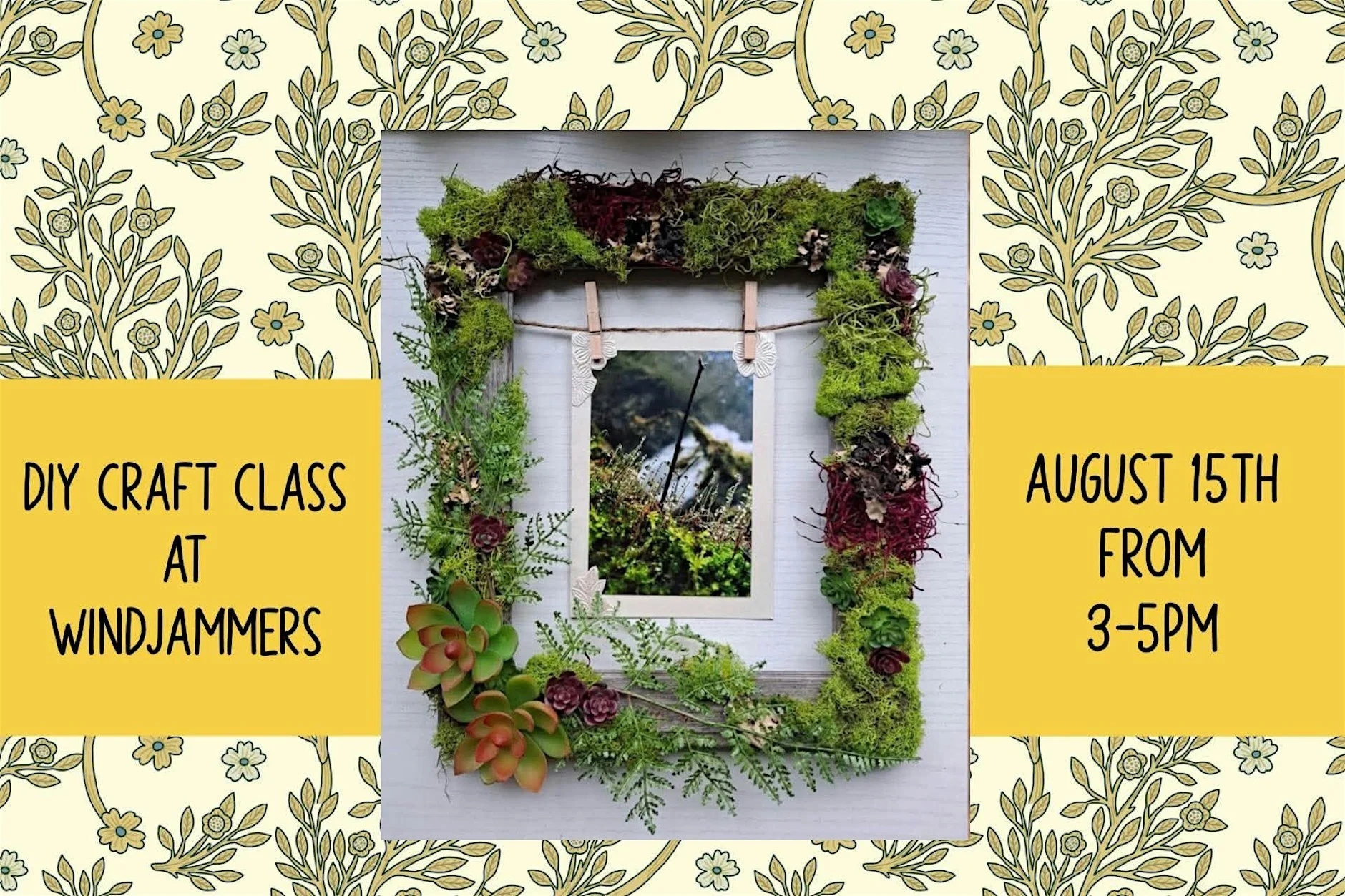 DIY Craft Class at Windjammers