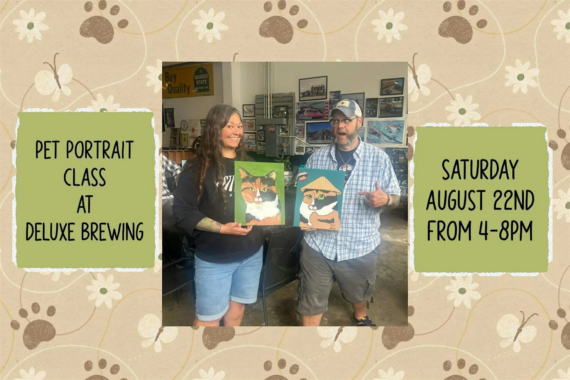 Paint Your Pet at Deluxe Brewing