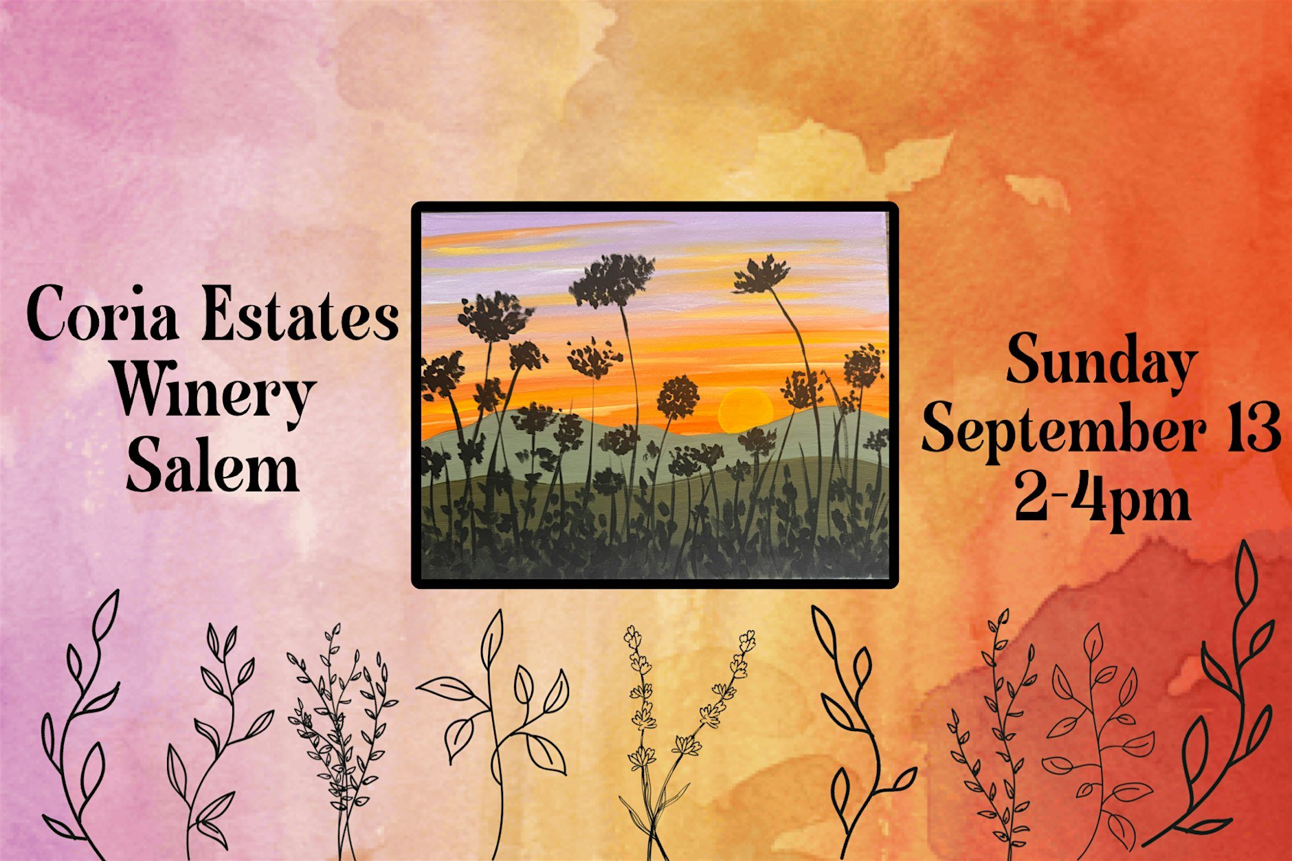 Paint &amp; Sip at Coria Estates
