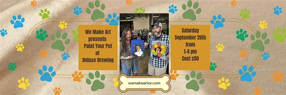 Paint Your Pet at Deluxe Brewing