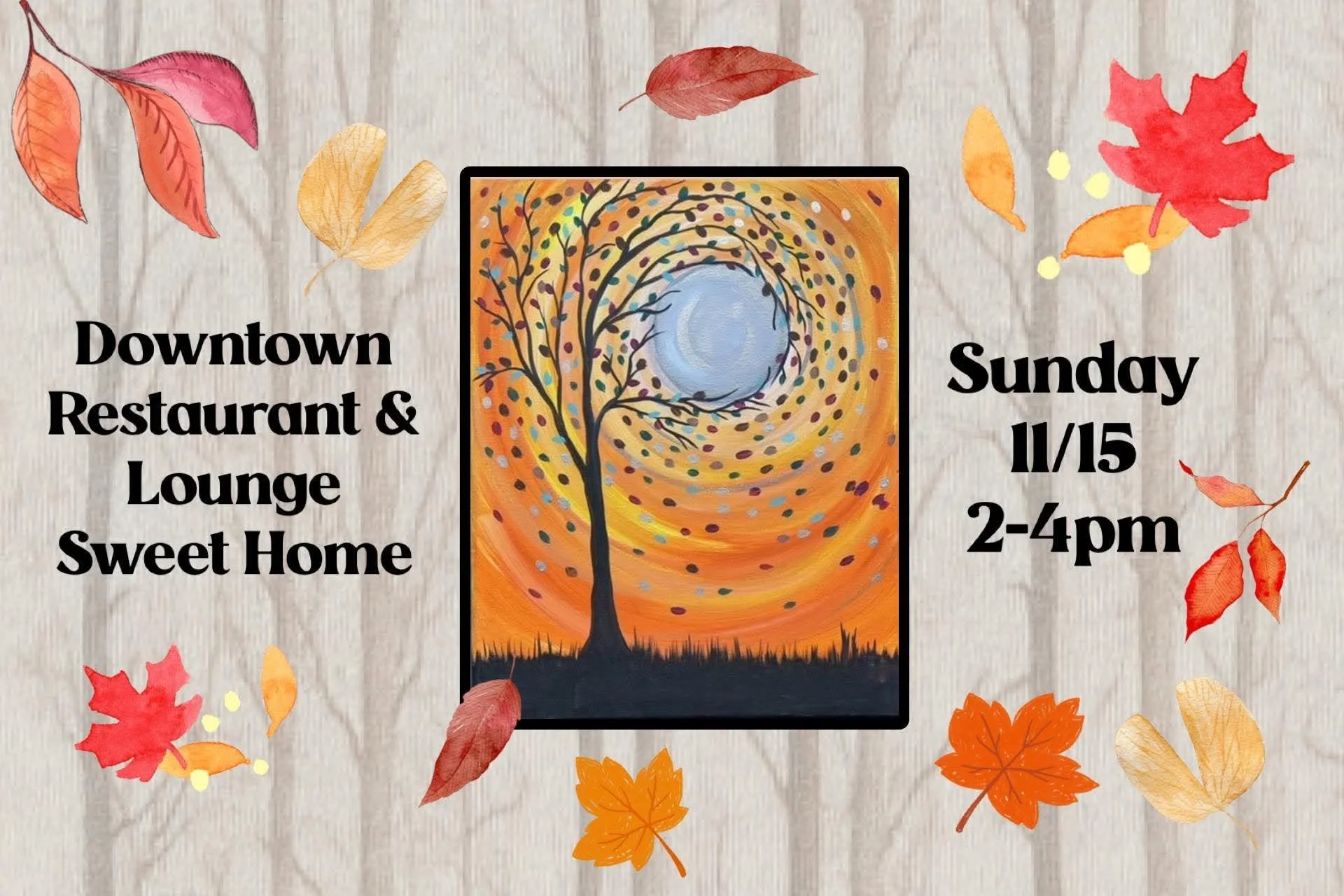 Paint &amp; Sip at Downtown Restaurant &amp; Lounge in Sweet Home