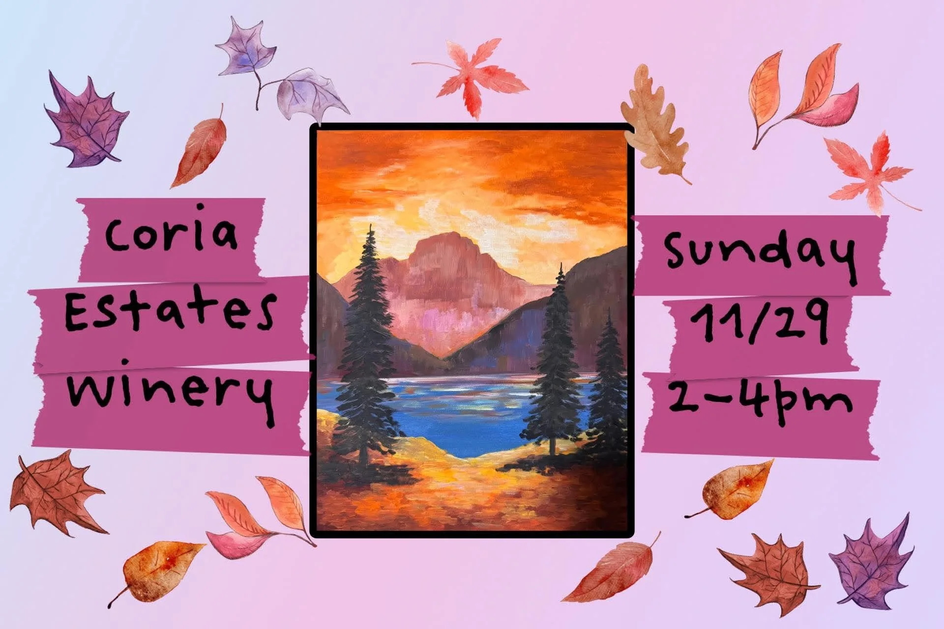 Paint &amp; Sip at Coria Estates