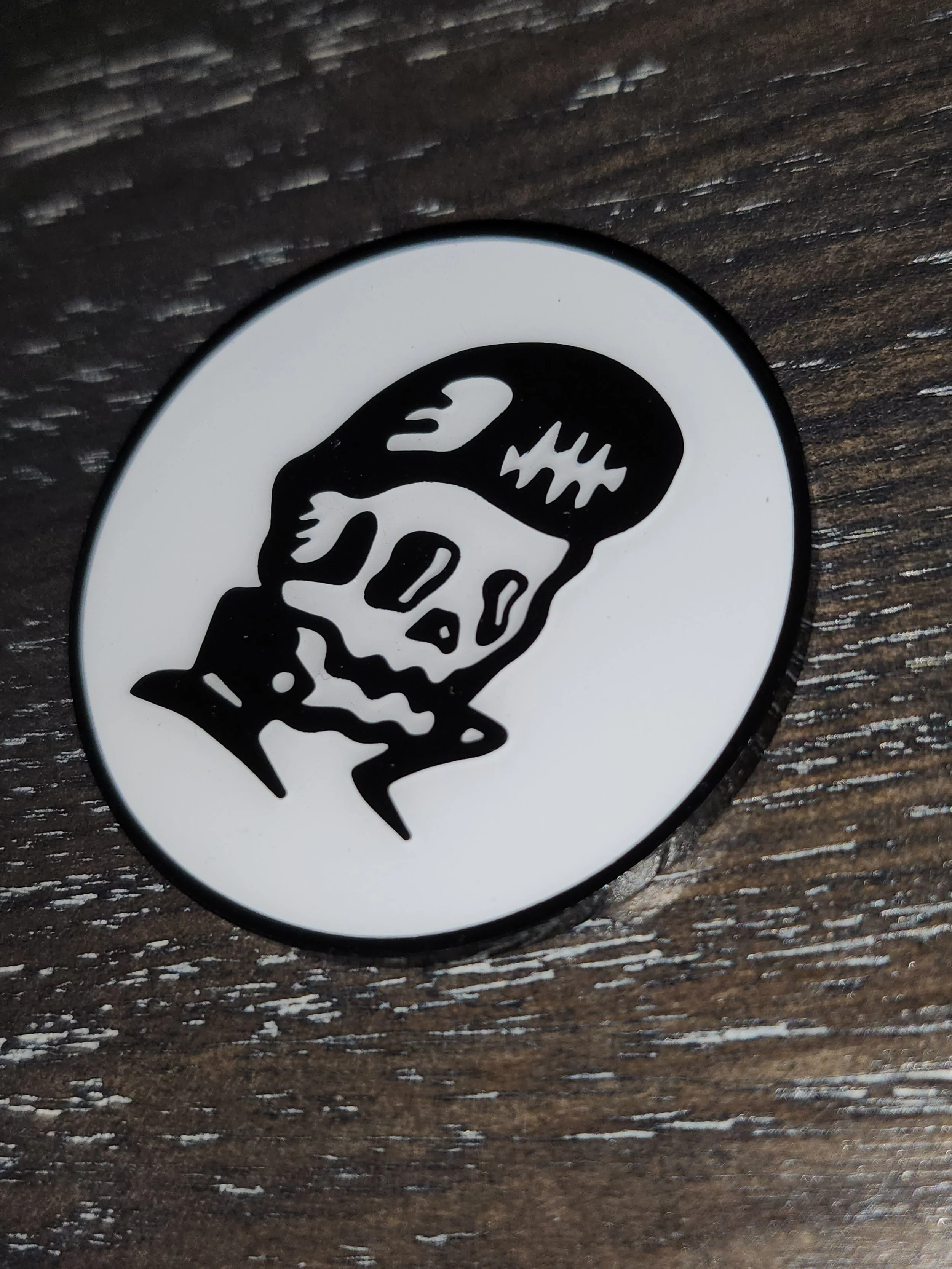 WHITE 91 GREASER COIN