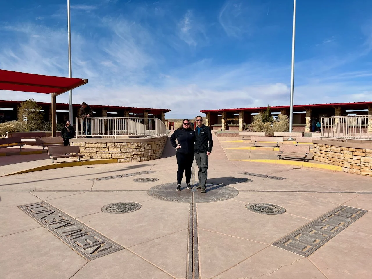 Karin and Jeremy at the four corners