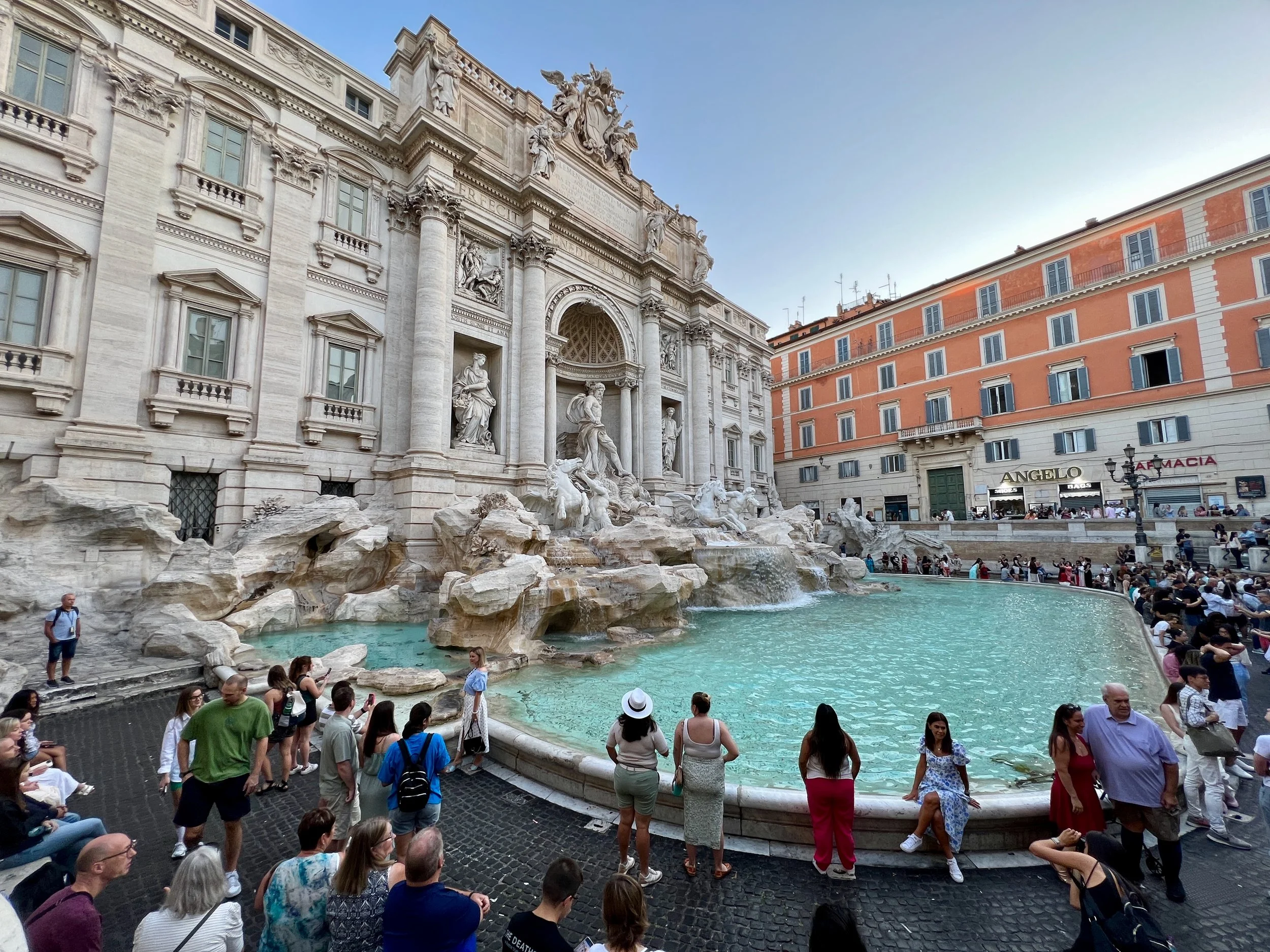 Sunrise at the Trevi Fountain