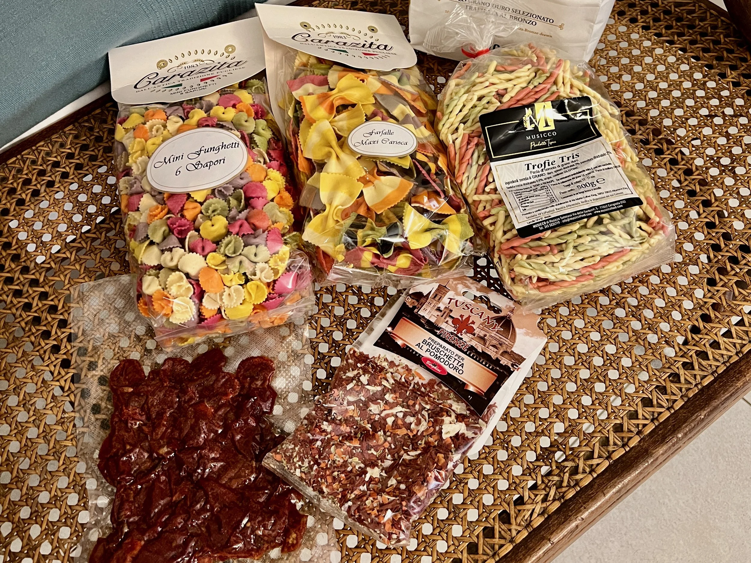 pasta and sun-dried tomatoes