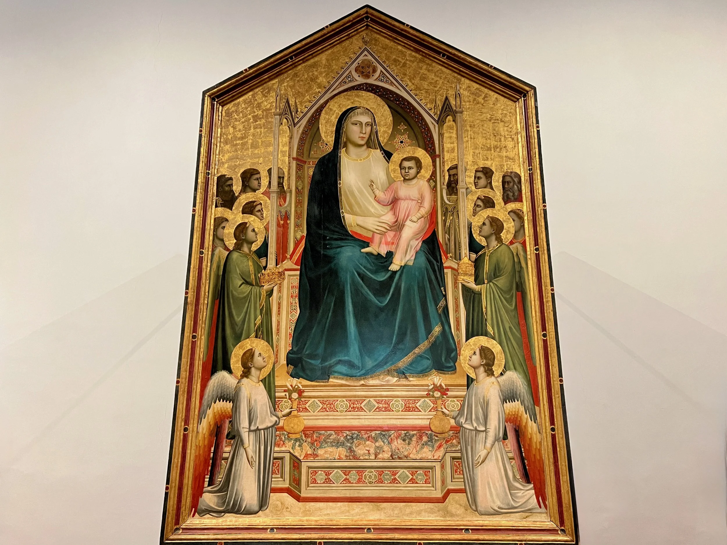 gothic art of Mary and Jesus 