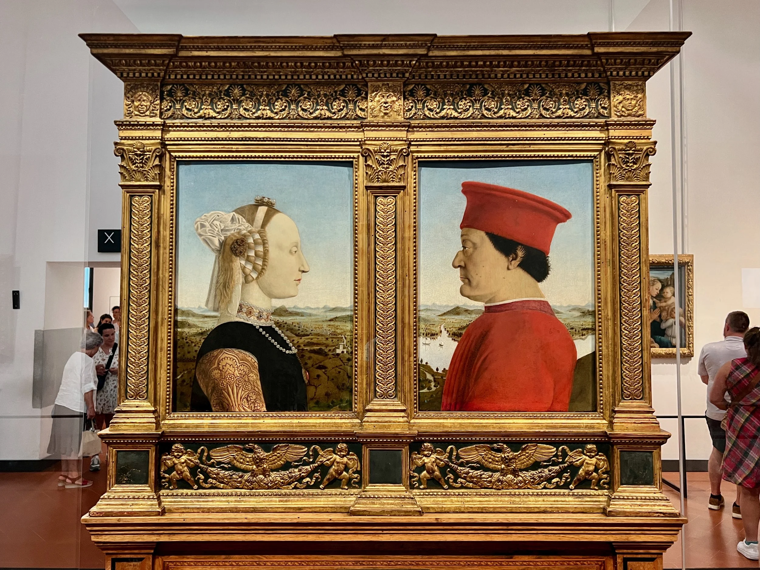 Duke and Duchess of Urbino painting