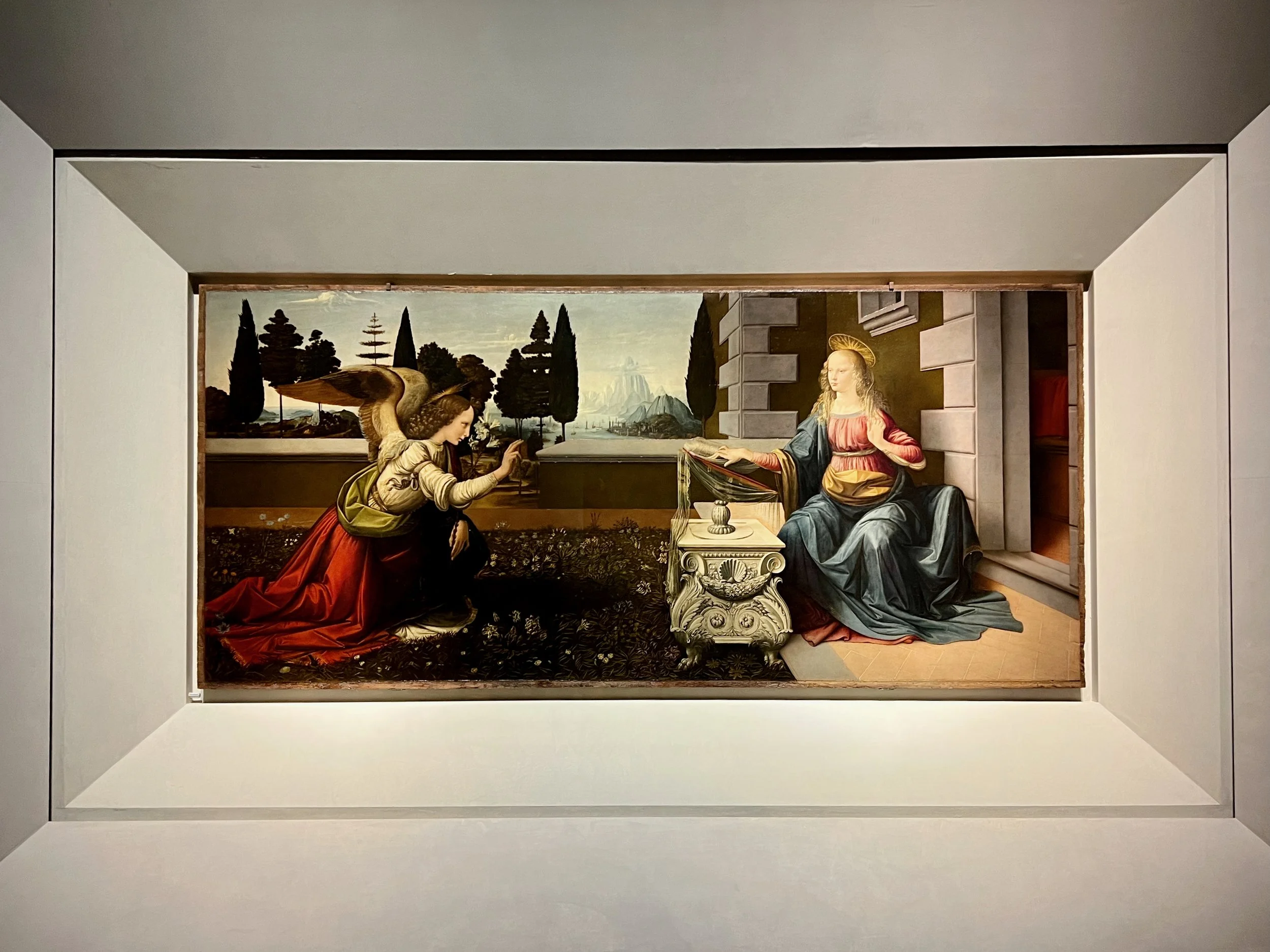 Leonardo da Vinci's Annunciation