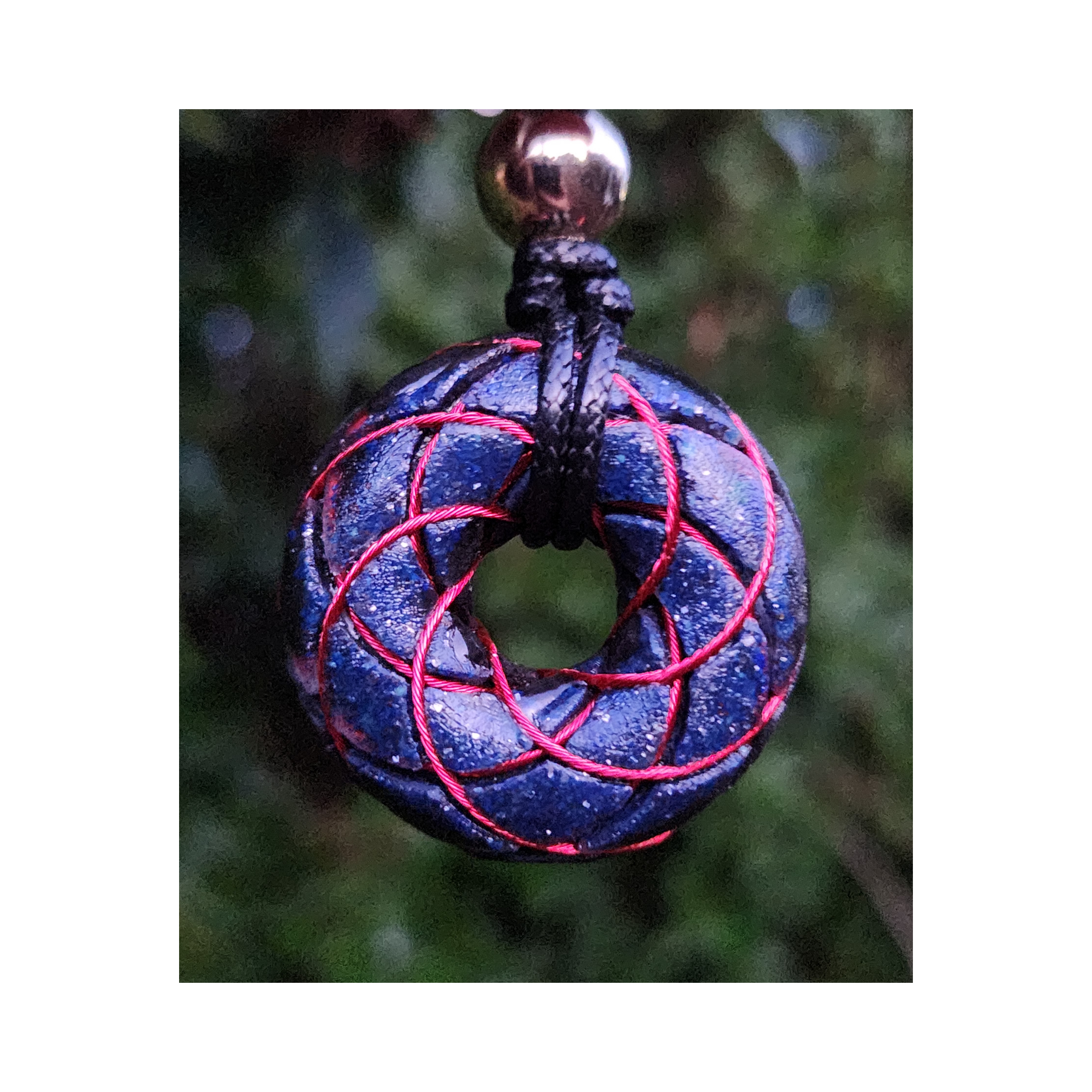 Lapis Lazuli Orgonite® Torus Pendant