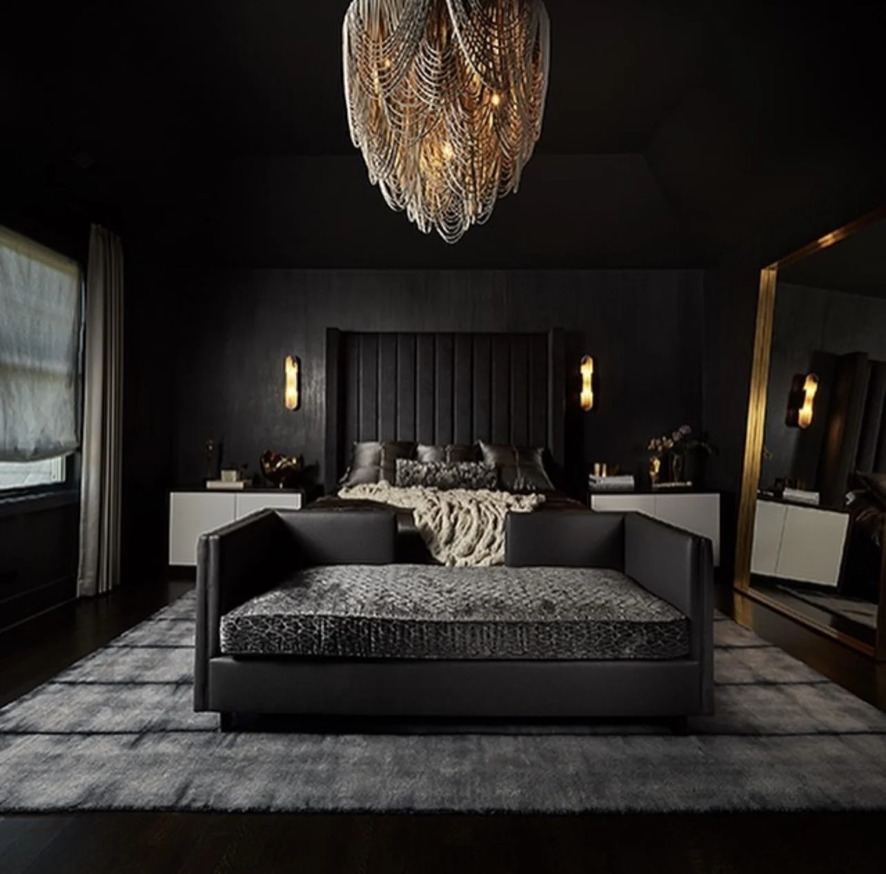Dark Meets Divine | Dallas - Fort Worth Interiors | SSI
