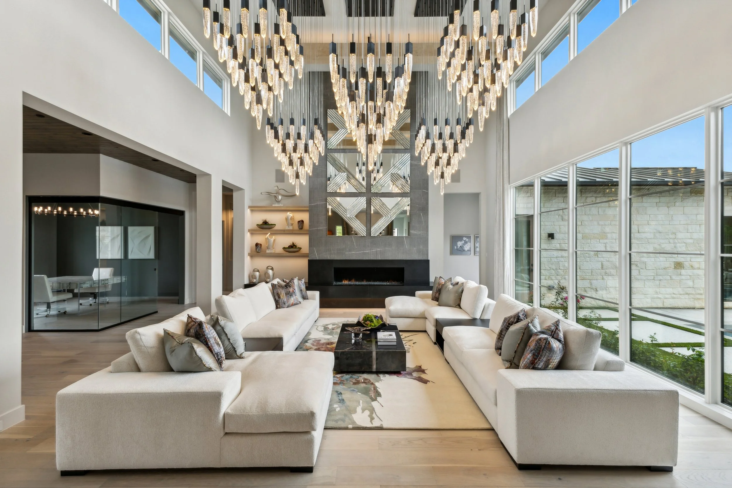 Architectural lighting control system designed for a high-end residence
