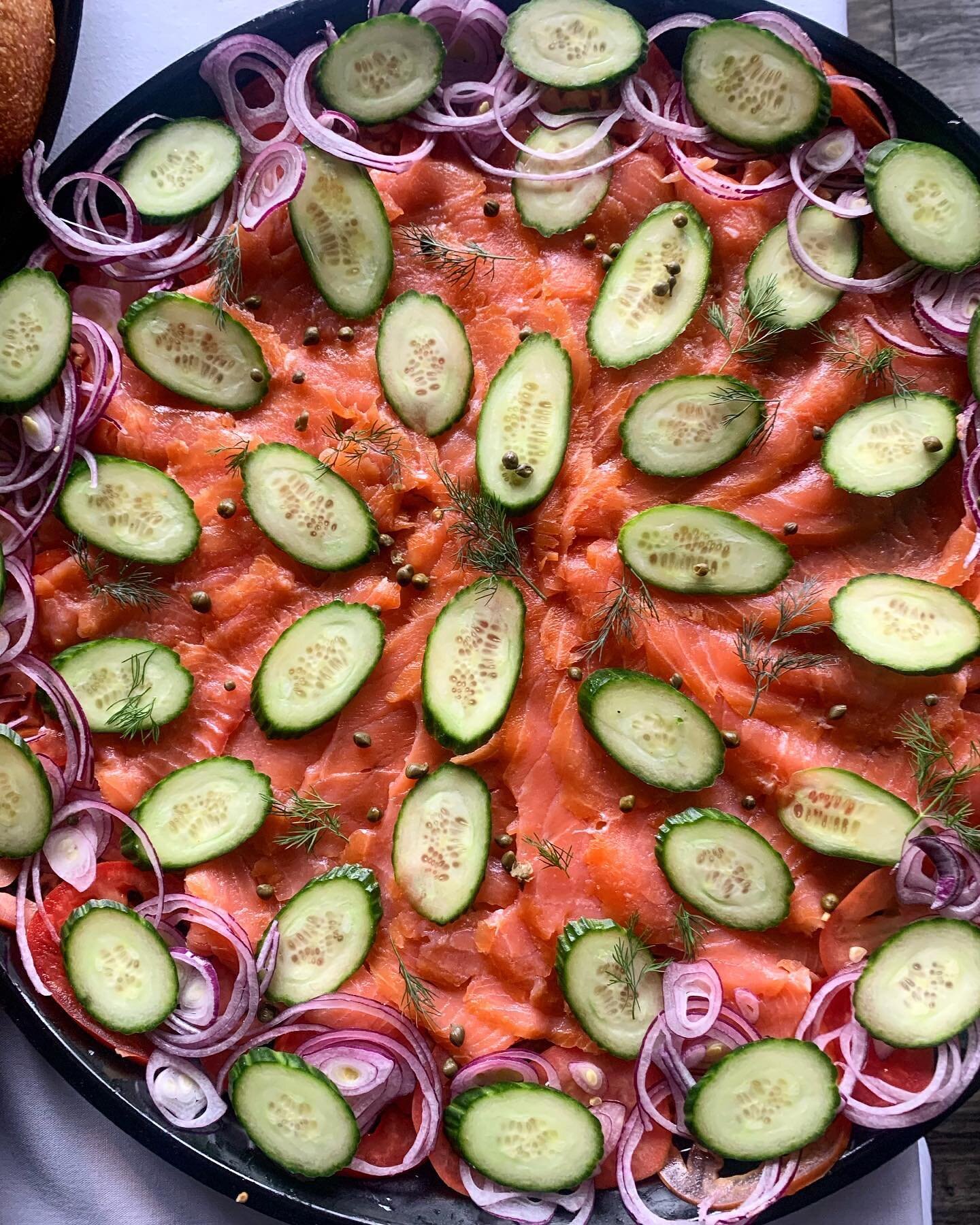 We&rsquo;re now taking catering orders for Easter Weekend! Try our Bagel Platter Deluxe that comes with this beautiful Lox platter. Lox platter is also available on its own for Passover celebrations next week. Full catering menu is on our website. Se