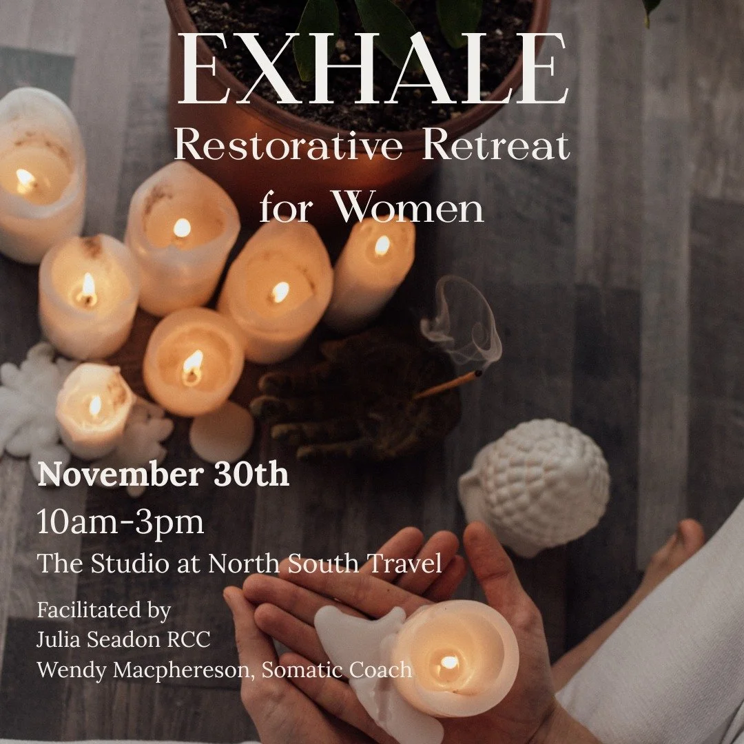 What if rest wasn&rsquo;t a reward, but a rhythm?

Let&rsquo;s explore what it feels like to truly slow down and exhale, together.

A cozy one-day retreat inviting you to sink into rest with:

🌿 Immersive tools
🌿 Nervous system wisdom
🌿 Somatic pr