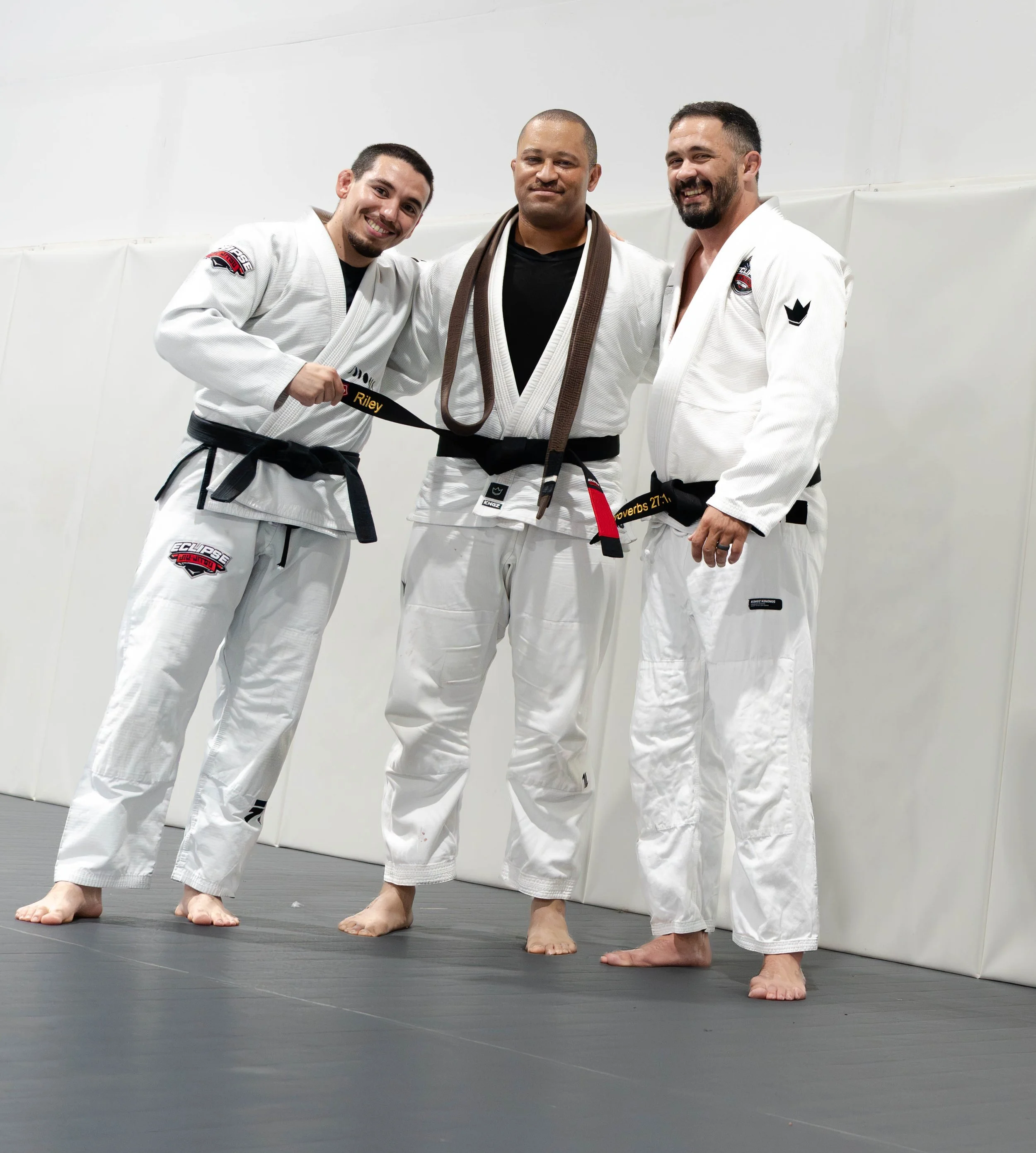 GRIT &middot; /ɡrɪt/ &middot; noun

The firmness of mind or spirit; unyielding courage and determination in the face of hardship, fatigue, or defeat.

There is a classic saying on the mats: 

Sometimes you are the hammer, and sometimes you are the na