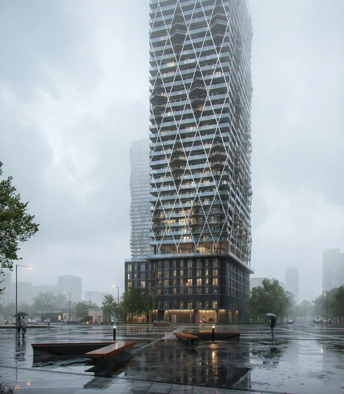 BDP-3790 Highway 7-建筑摄影_建筑与城市雨后.jpg