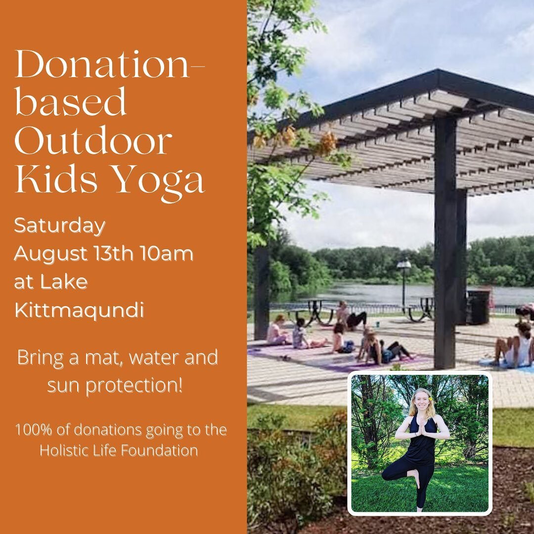 Join me Saturday, August 13th at 10am for a donation based kids yoga class outside Bailey Park in Columbia @thepearlspa 😊

In this 40 minute kids yoga class (ideal for ages 3-8) we will explore our breath and our bodies through movement, games and m