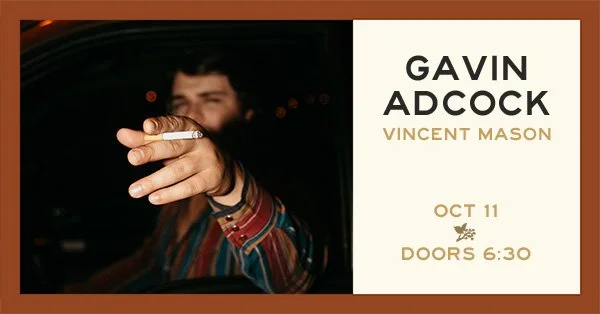 Gavin Adcock - Actin’ Up Again Tour with special guest Vincent Mason