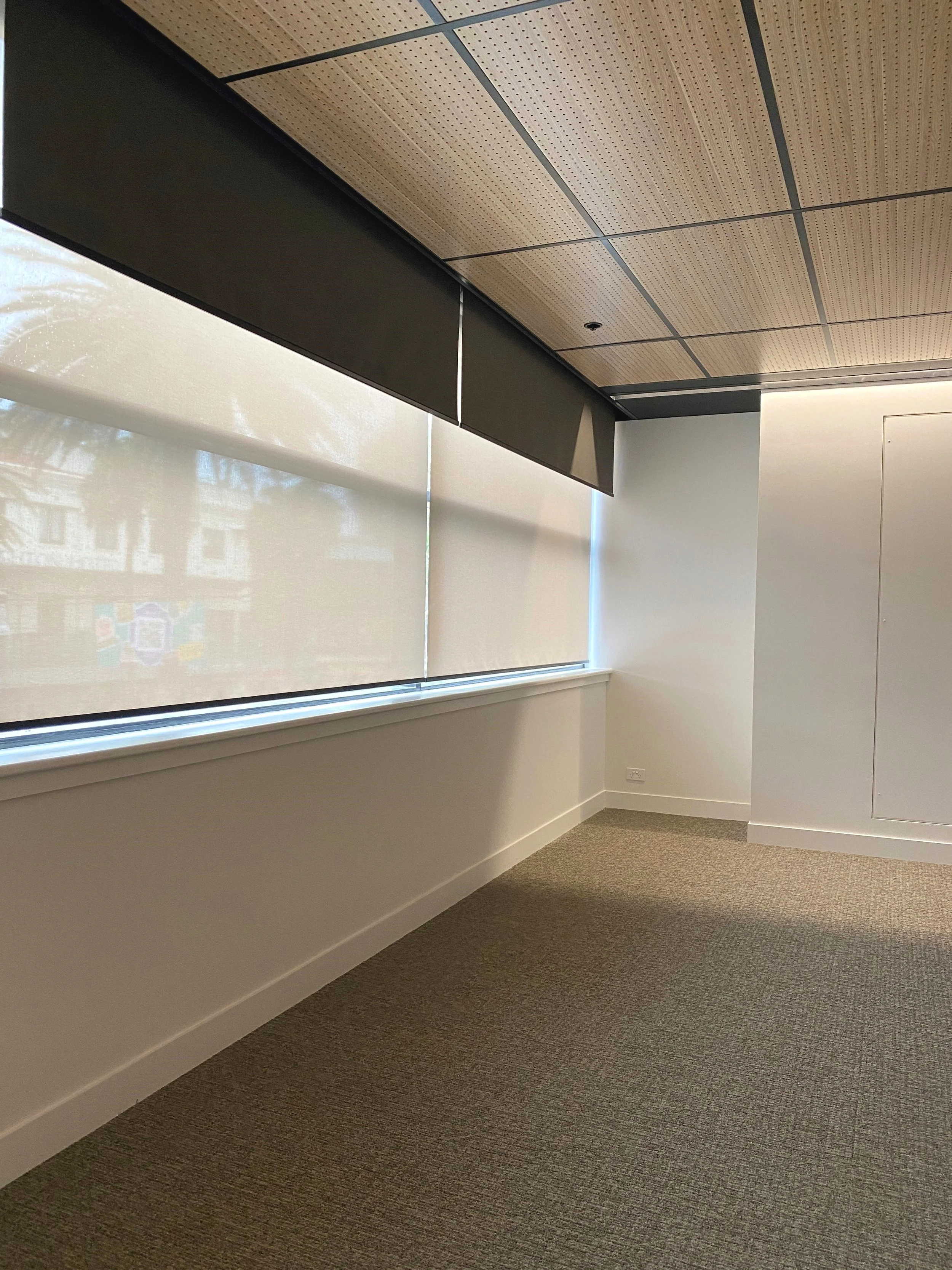 Motorised Rollers in Office Space - The Corso