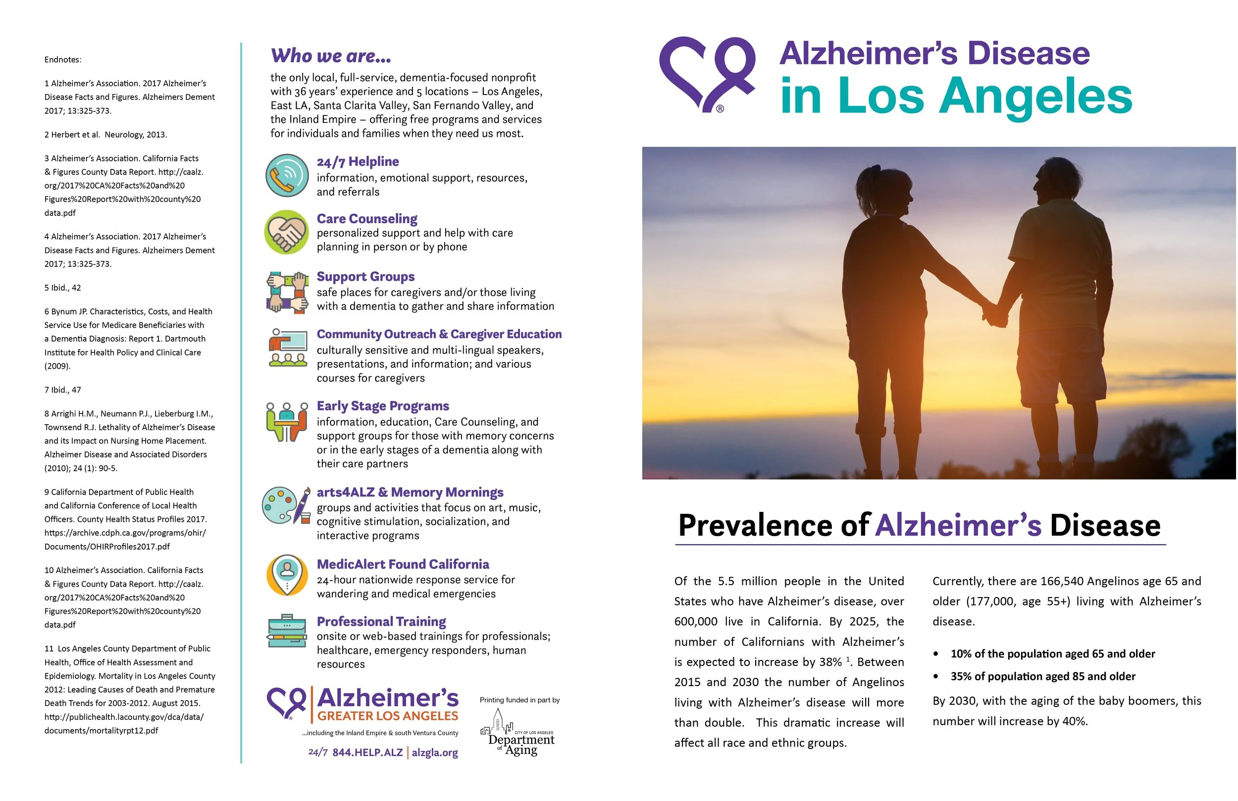 

ALZLA Advocacy Bifold - Copy Development