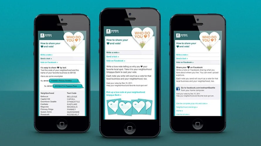 Mobile landing page
