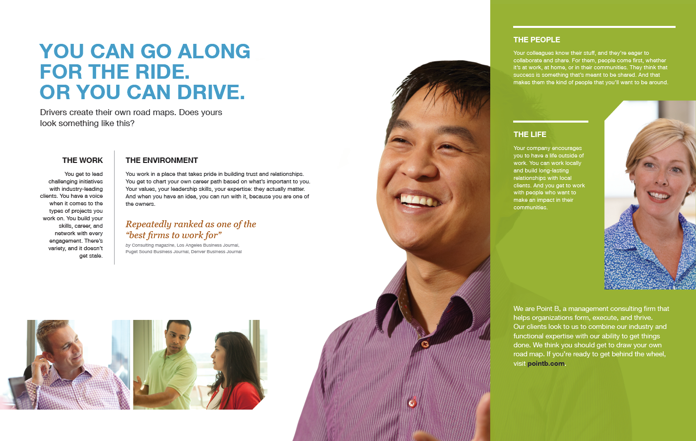 Point B Recruitment Flyer Inside