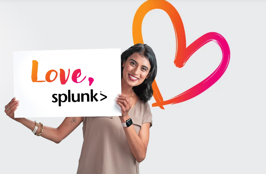 Splunk careers site showing the refreshed employer brand
