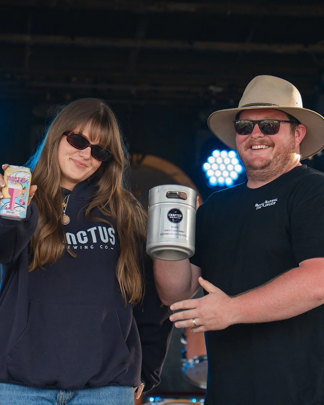 Newy, you came, sampled and voted for your fave beer in the @untappd People's Choice Award. And boy oh boy, you can't get enough of @sanctusbrewingco, taking out the award for the 2nd year in a row - this year with their brand new release, Aussie Haz