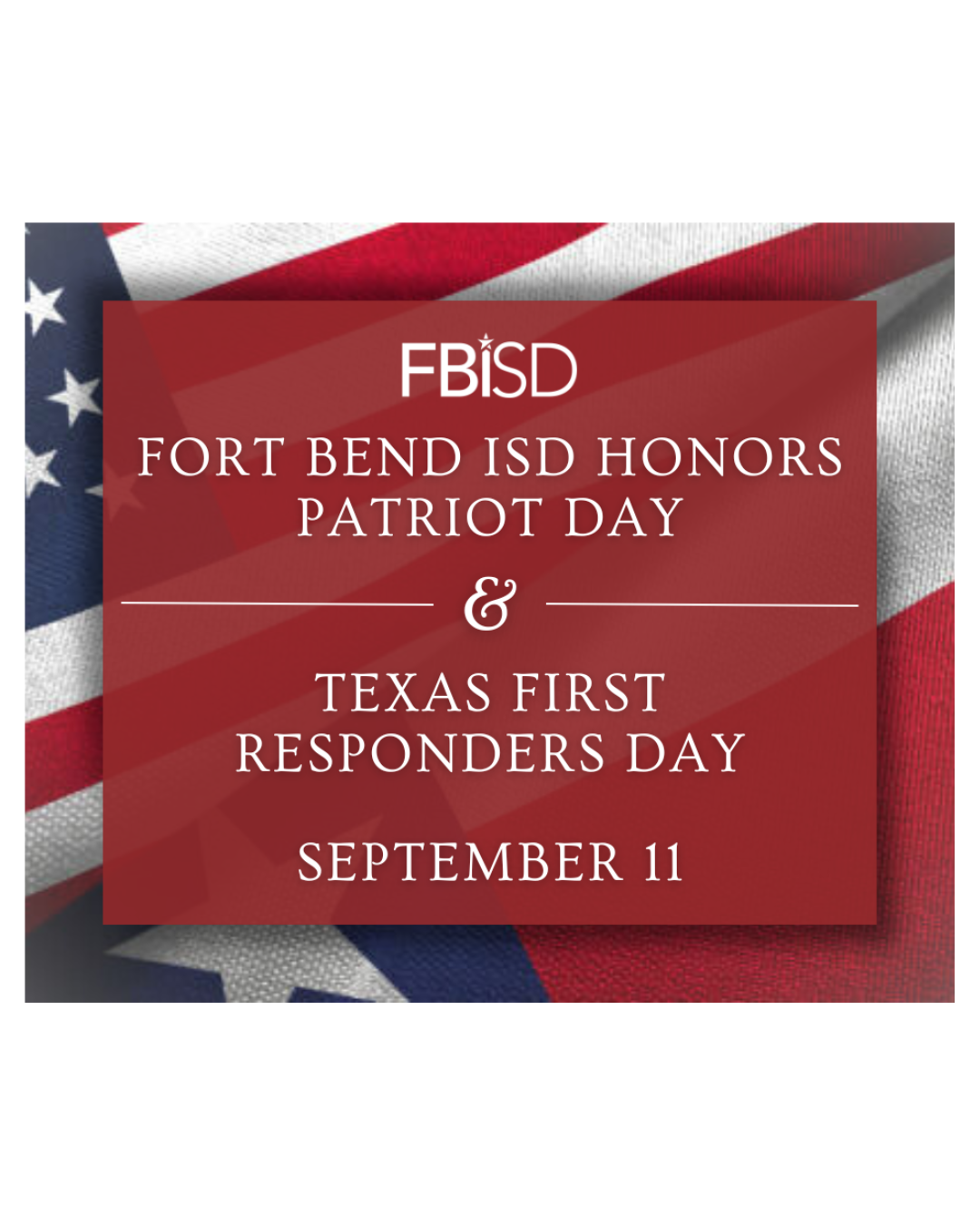 Social media graphic for FBISD