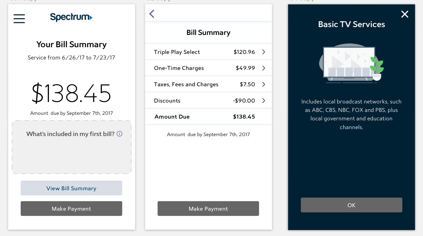 Helping Charter Rethink Online Billing