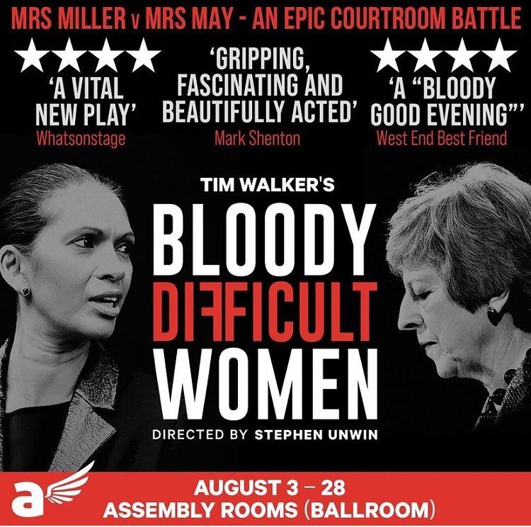 Just over two weeks left to catch Bloody Difficult Women at Assembly Rooms (Ballroom) as part of the Edinburgh Fringe. Brexit: come and see what all the fuss was about&hellip; @bdwplay @assemblyfest @restispolitics @jessphillipsmp  @nicolasturgeon  L