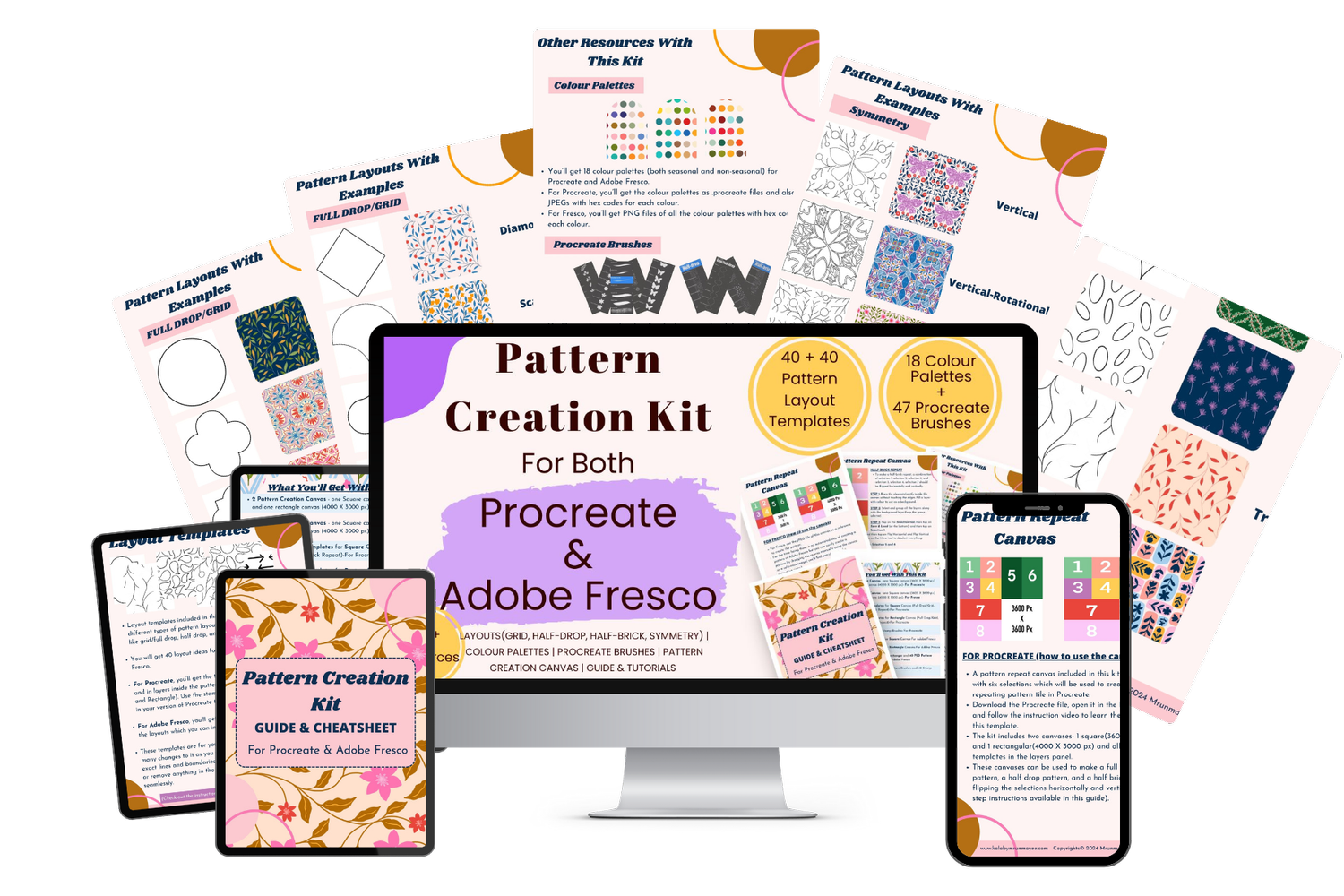 Pattern Creation Kit — Kala By Mrunmayee - Surface Pattern Designer ...