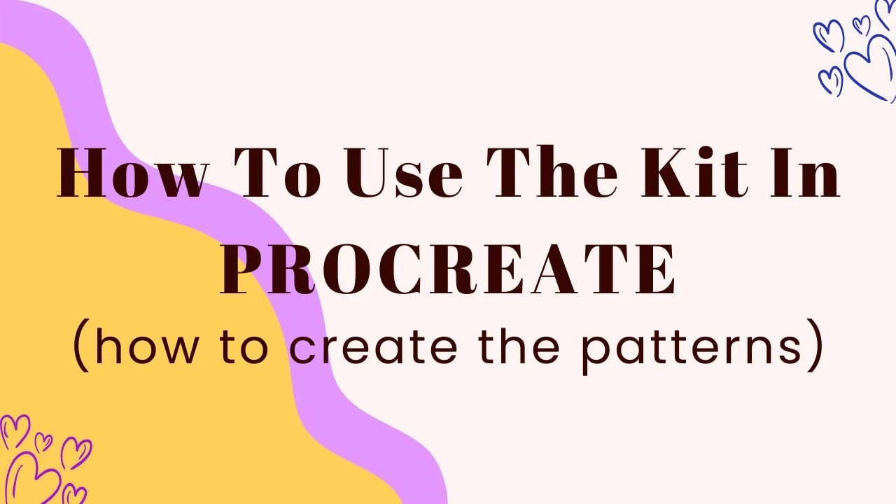 Pattern Creation Kit For Procreate & Adobe Fresco — Kala By Mrunmayee ...