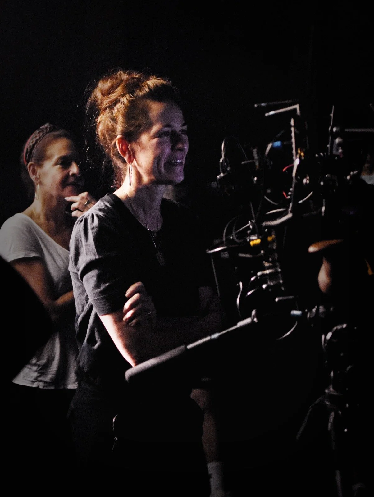 with director Sofia Olins on set of MMAK.jpeg