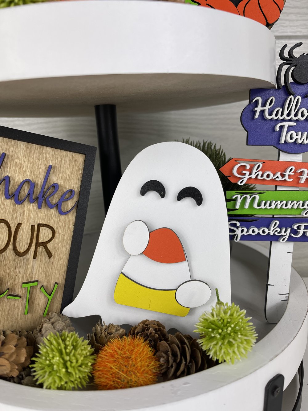 Halloween Tiered Tray Set * Halloween Decor * Halloween Craft Kit * Fa –  Savage Mom Designs