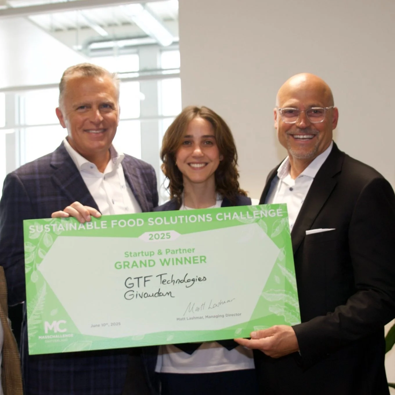 GTF Technologies and Givaudan Win Sustainable Food Solutions Challenge 2025 