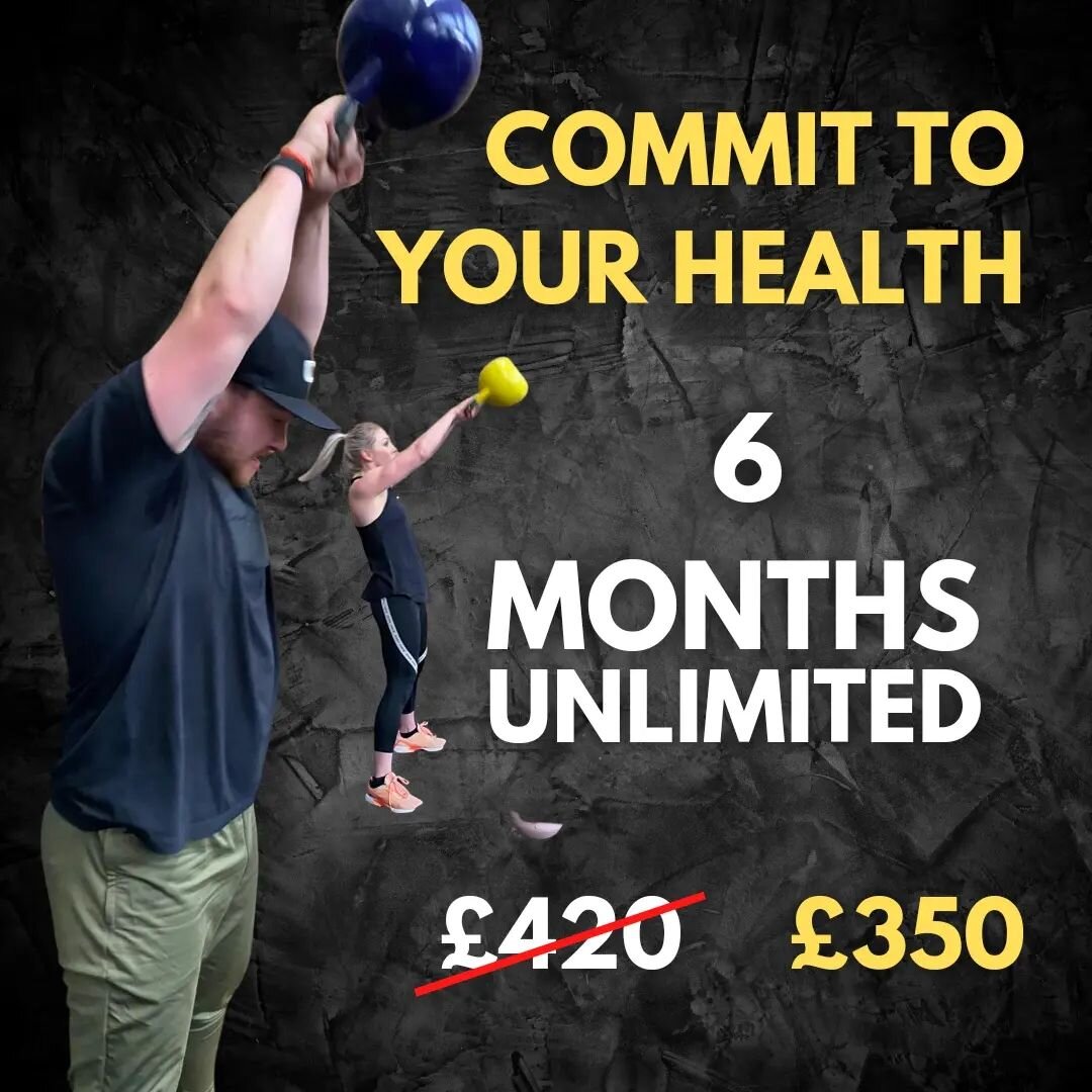 Commit to 6 months of PEAK for the price of 5 giving you a massive saving of &pound;70!

Unlimited classes ✅
Access to our full schedule ✅
Hands on coaching ✅
Personalised programming ✅
Guaranteed results ✅

Join us and see what you can achieve in 6 