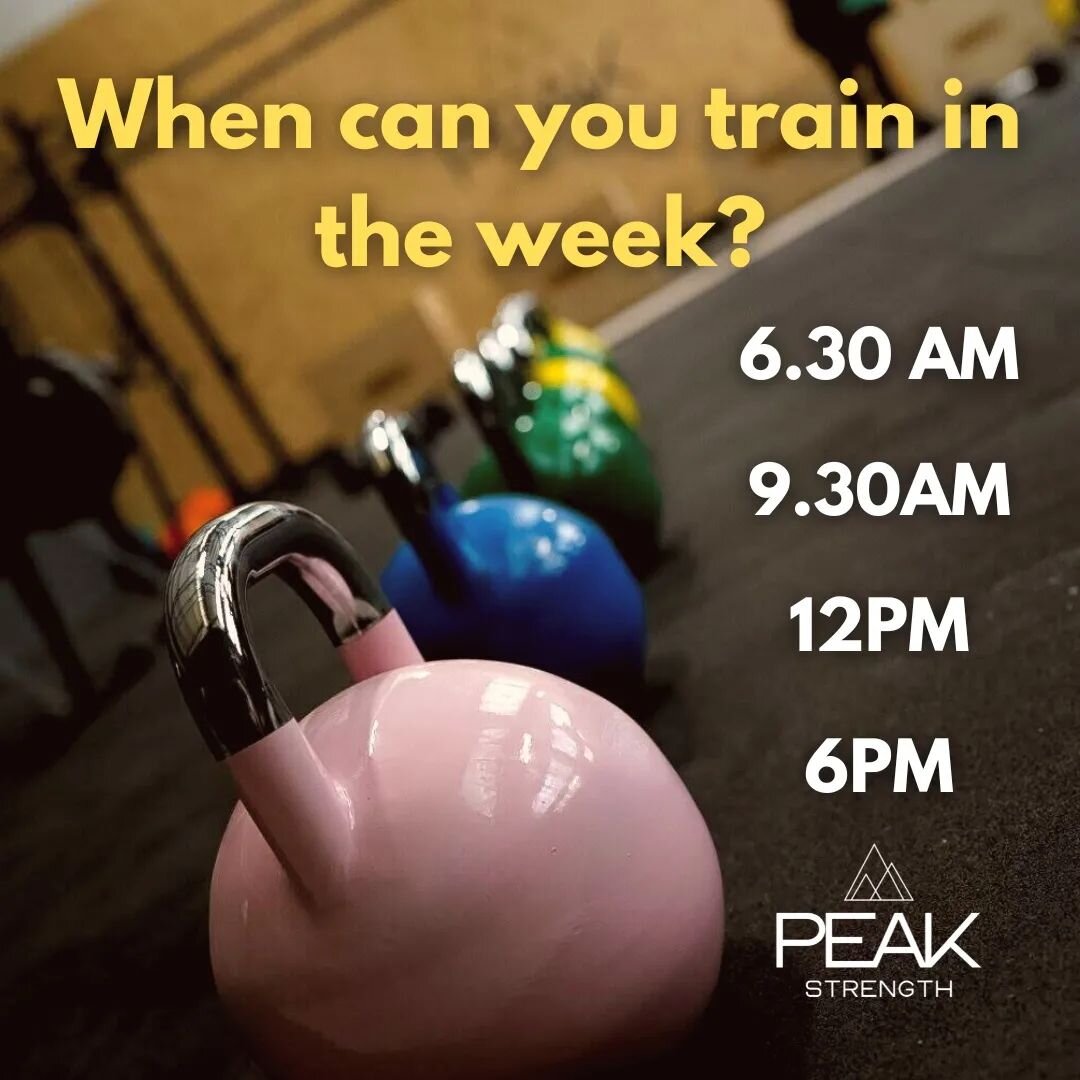 We have classes available 7 days a week!

Wether you're an early riser, do the school drop off, work from home or work a shift or 9-5 ... we have a class that suits you!

The times above are just some of our most popular times. Visit our website for 