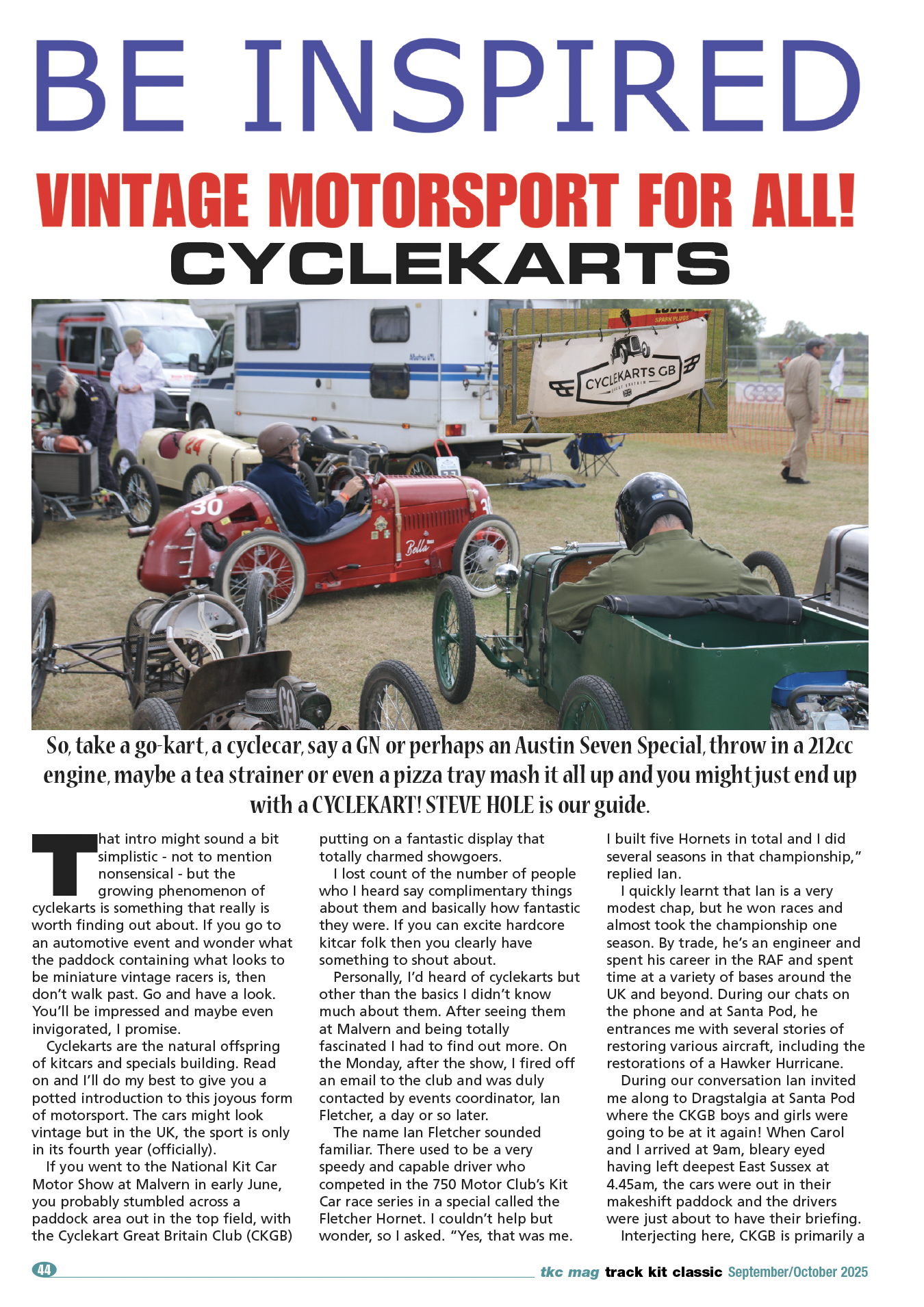 TOTAL KIT CAR - November 2025