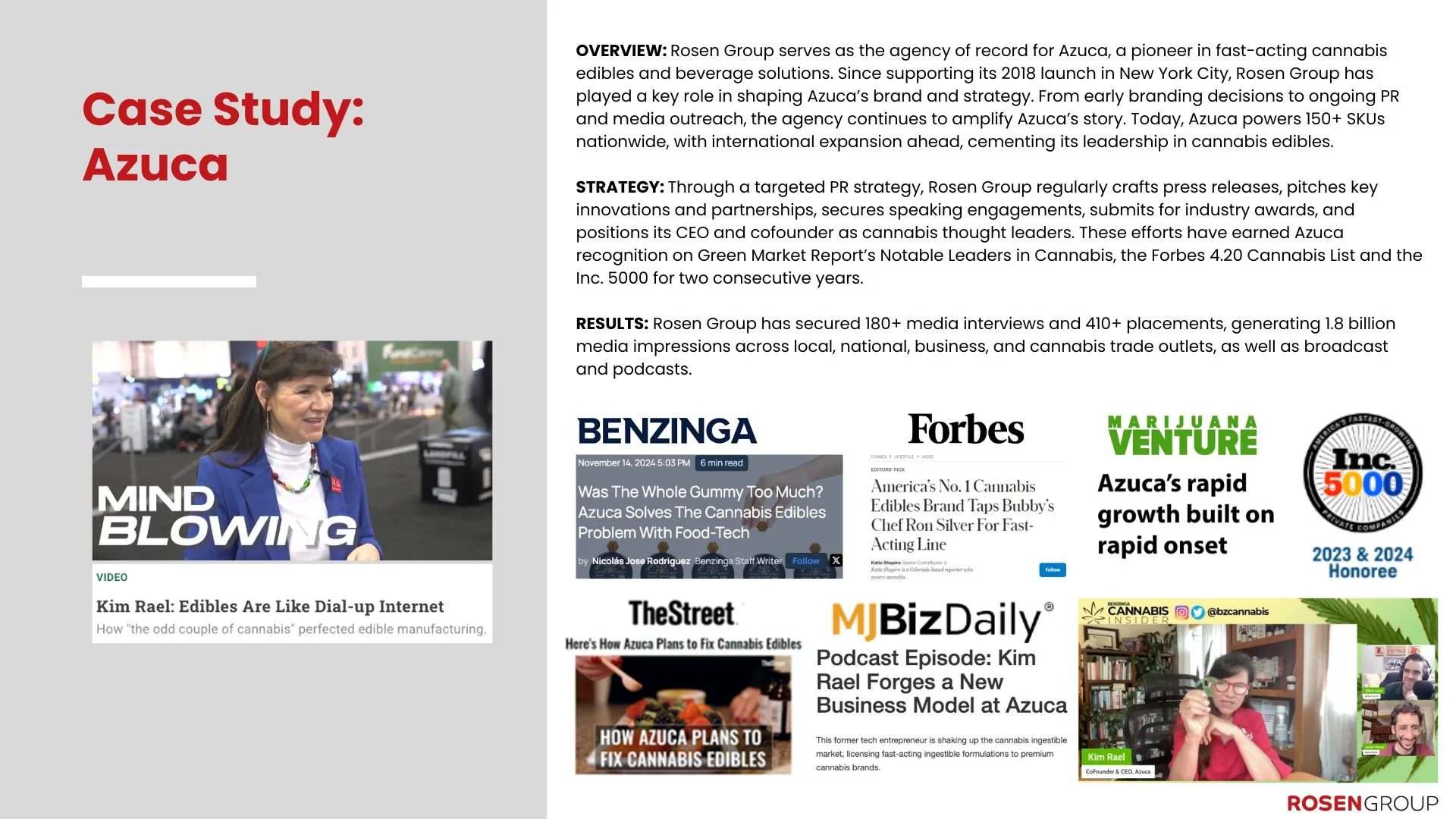 Public Relations Case Studies — Rosen Group PR
