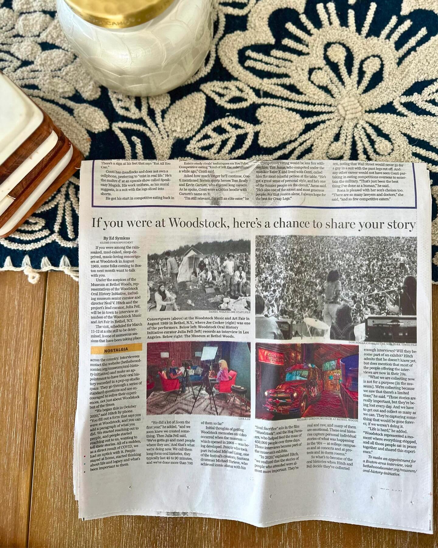 We&rsquo;re always thrilled to see our clients in print 📰🤩 Take a look at this fantastic @bethelwoodscenter feature in the @bostonglobe! Link in bio to read the full story.