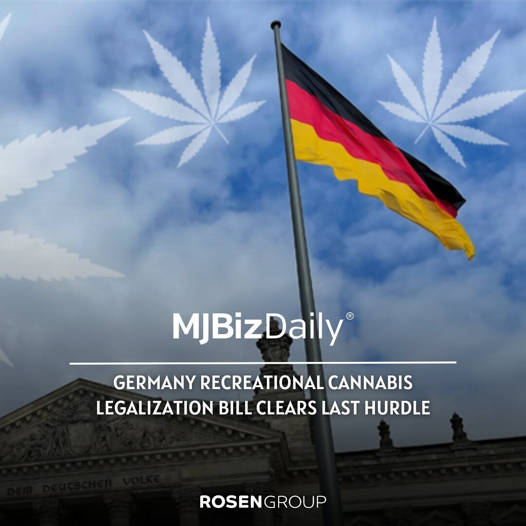 Big congratulations to Germany on the exciting steps towards adult-use cannabis legalization and the growth of its medical market! #RGClient @bloomwell.group, one of the largest medical cannabis platforms in Europe, and their CEO and Co-Founder Nikla