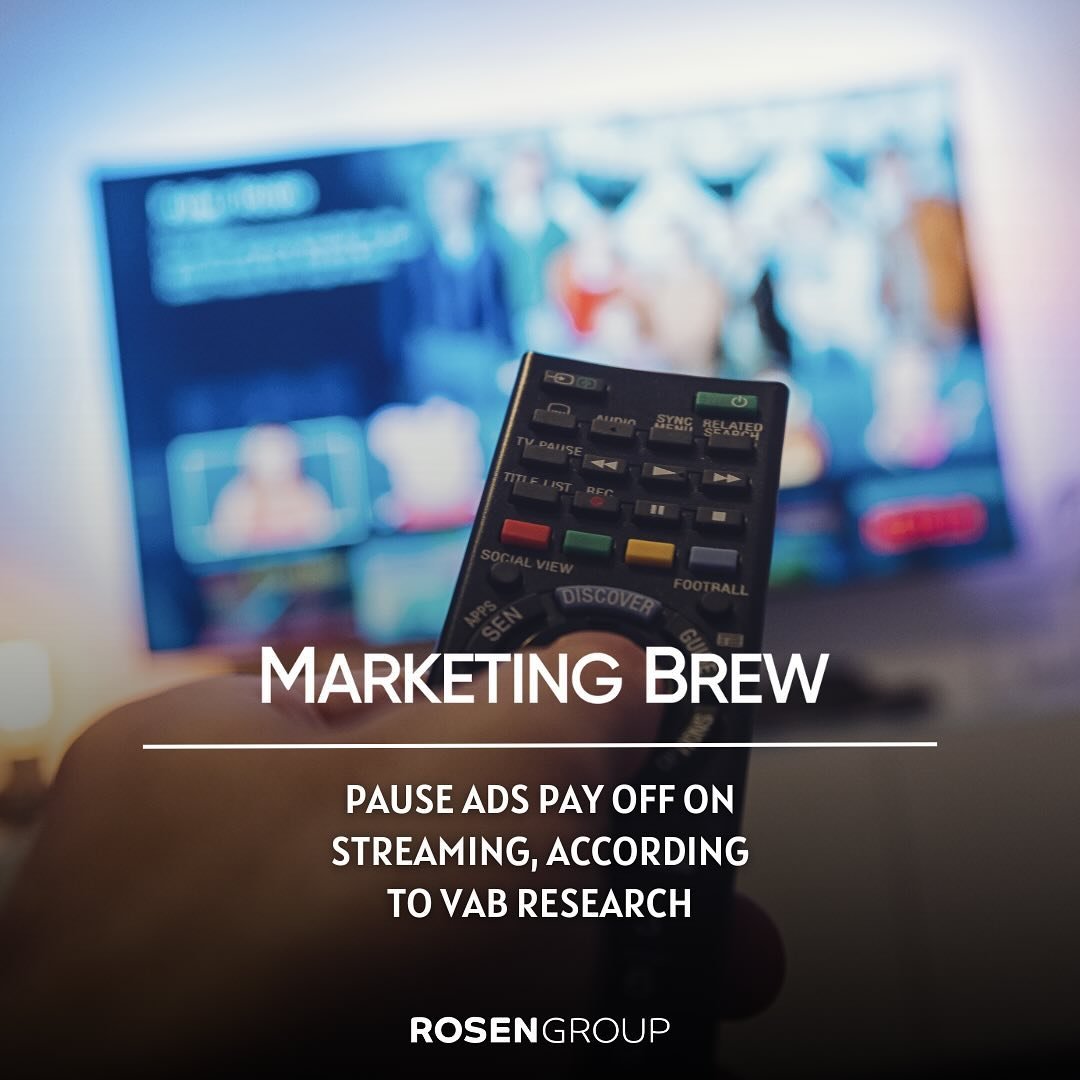 Discover the power of pause ads with insights from #RGClient Video Advertising Bureau (VAB)! These ads, appearing when viewers pause content on platforms like Max, Hulu, and Peacock, are transforming consumer engagement, with about half of streaming 